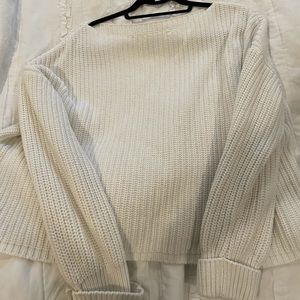 Size Small Cream French Connection Boatneck Sweater